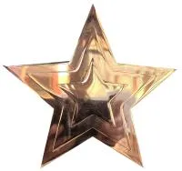 Звезда на памятник ø 150 (518234) монтаж обелиск стела мм. пустотелая в Павловском Посаде
