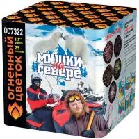 Салют Мишки на севере ОС7322 в Павловском Посаде доставка Огненный Цветок