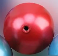 Ёлочный шар красный (518840) ∅ 500 мм. Павловский Посад
