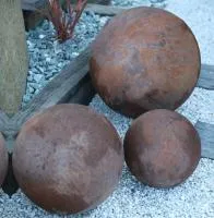 Шары кортен уличный декор (518951) ∅ 600 500 300 мм. Павловский Посад