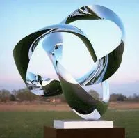 Кольца из нержавеющей стали скульптура (518288) производство арт-объект в Павловском Посаде