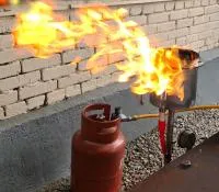 Газовая горелка электро розжиг (514267) монтаж вечный огонь ø 154 мм. ветроустойчивая  в Павловском Посаде
