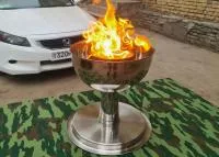 Чаша торжественного огня афины (51756458) производство для ø 360 мм. ветроустойчивая в Павловском Посаде