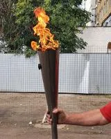 Газовый факел газпром (513908) сертификат факелы ø 135 мм. ветроустойчивая  в Павловском Посаде